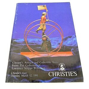 Christies 1991 Antique & Collectible Toys Wilkinson Auction Catalog Ephemera VTG